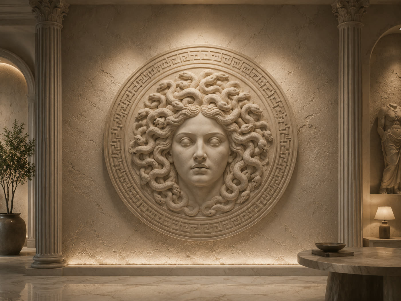 Relief 3D — styl Mitologia