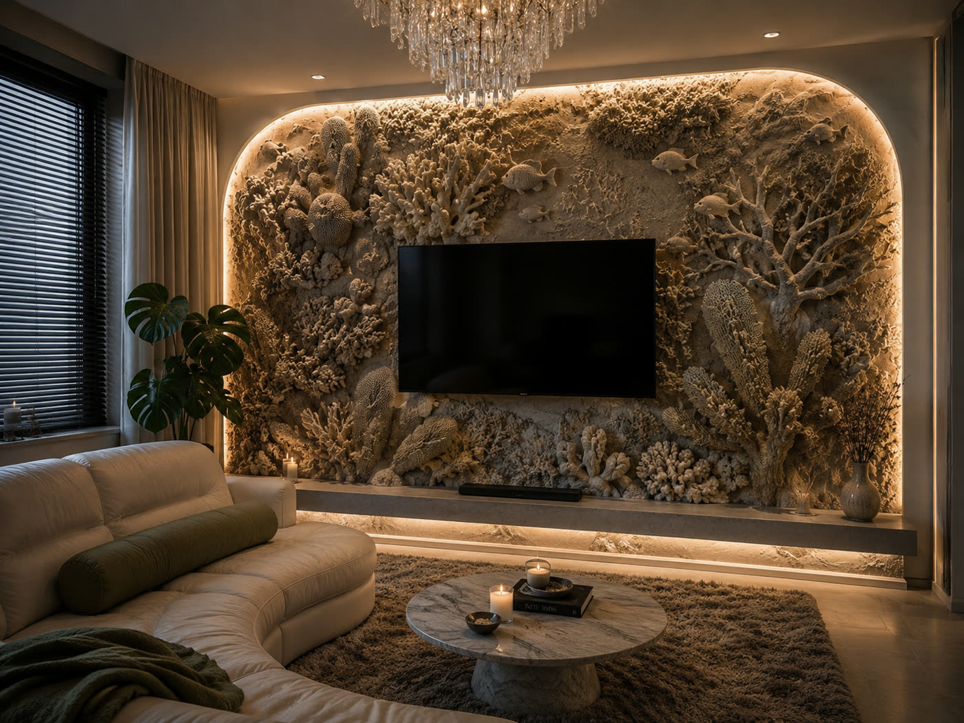 Relief 3D — styl Natura